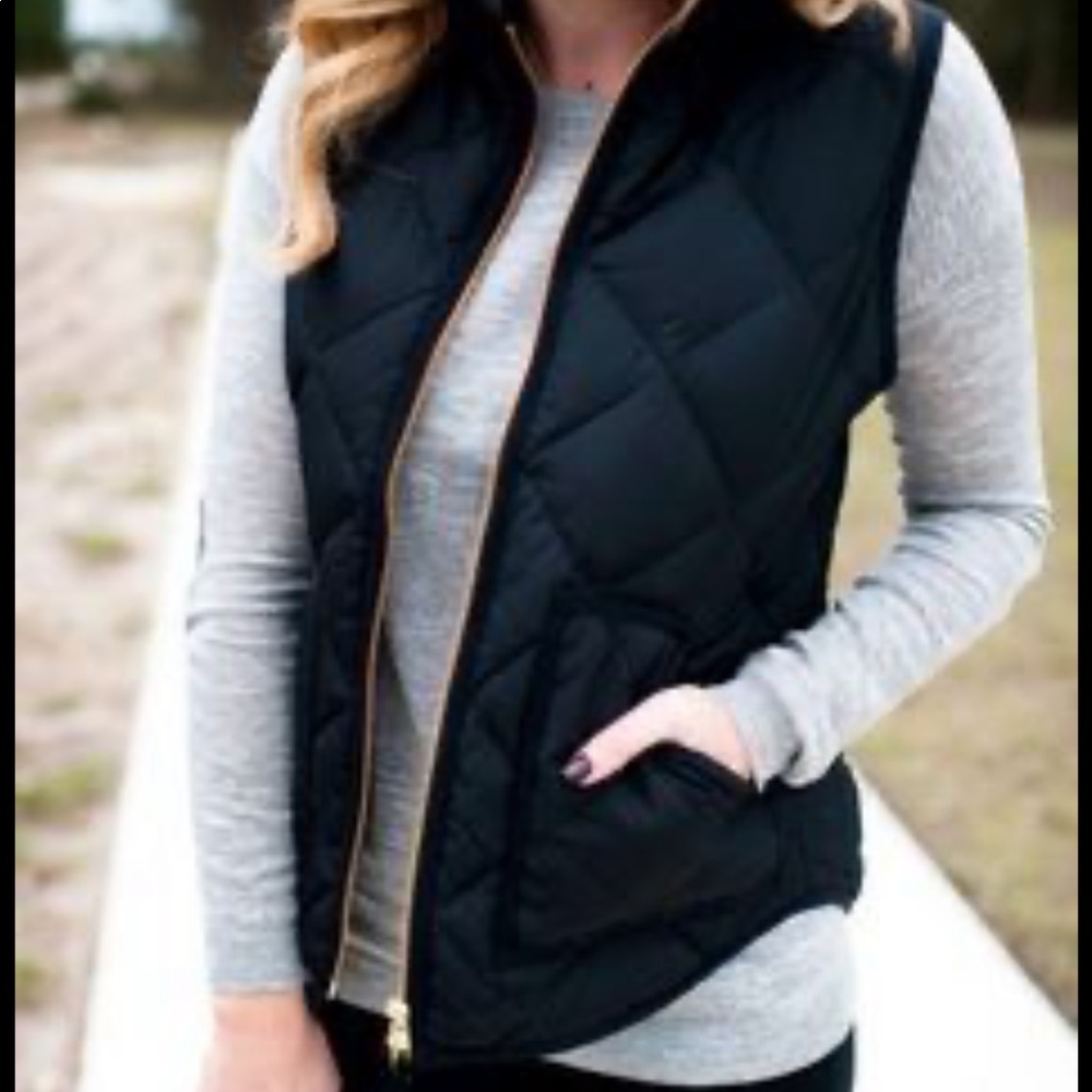 Black J-Crew Vest
